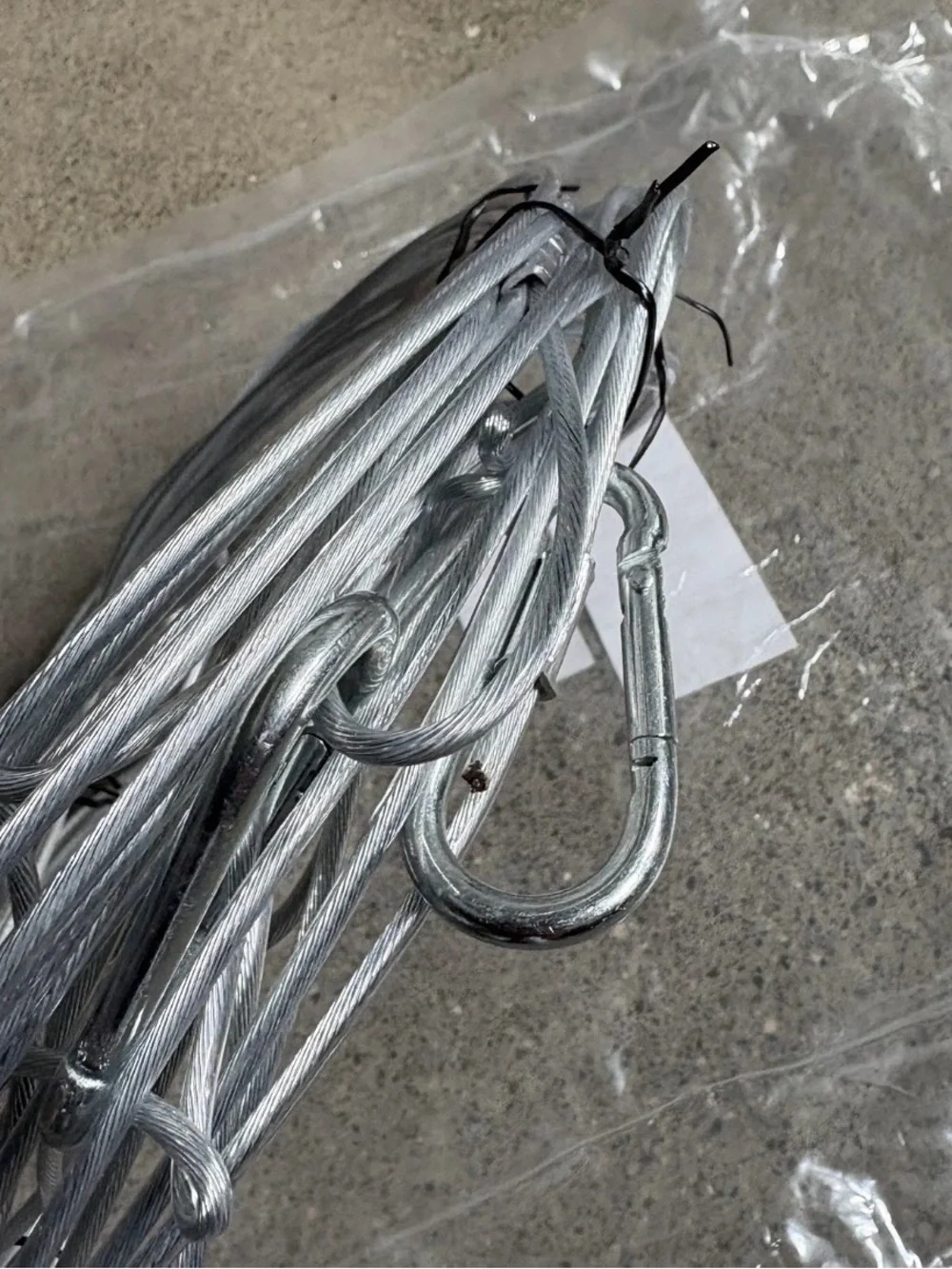 Reflective tie out cable long line 50 feet / 15 metres